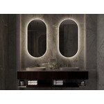 Martens Design Martens Design spiegel rond met verlichting en verwarming | Ovaal | 45x90 cm