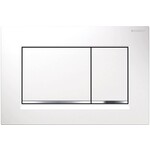 Geberit Geberit Sigma 30 bedieningspaneel glans wit/glansverchroomd/wit voor Sigma reservoirs 8cm (UP720) en 12cm (UP320)