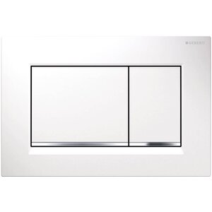 Geberit Sigma 30 bedieningspaneel glans wit