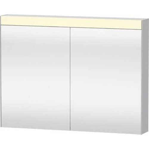 Duravit Duravit Best spiegelkast met LED verlichting en wastafelverlichting m. 2 deuren 101x76x14.8cm m. schakelaar-stopcontact module