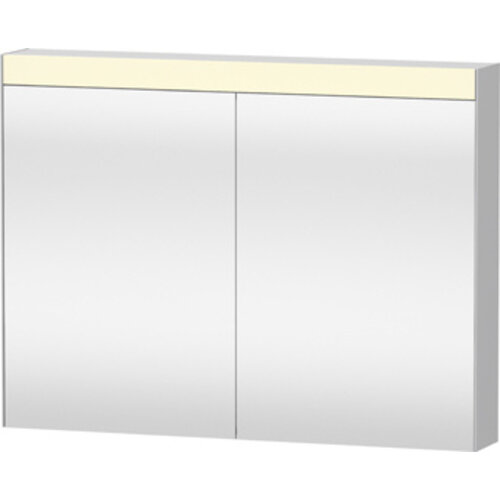 Duravit Duravit Best spiegelkast met LED verlichting en wastafelverlichting m. 2 deuren 101x76x14.8cm m. schakelaar-stopcontact module