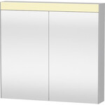 Duravit Duravit Best spiegelkast met LED verlichting en wastafelverlichting m. 2 deuren 81x76x14.8cm m. schakelaar-stopcontact module