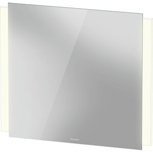 Duravit Ketho 2 spiegel - 80x70cm - met verlichting LED verticaal - met spiegelverwarming - wit mat