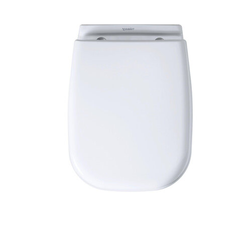 Duravit Duravit D-code WC-zitting 44.3x35.9x5cm met softclose Kunststof wit Glanzend