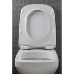 Duravit Duravit DuraStyle WC-zitting 35.9x48.9x5.4cm met softclose met quickrelease Kunststof wit Glanzend