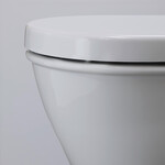 Duravit Duravit WC-zitting 43.1x37x4.3cm met softclose met quickrelease Kunststof wit