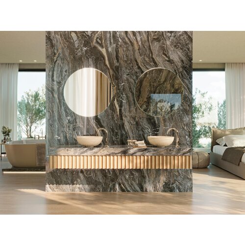 Porcelanosa Porcelanosa Orobico dark polished tegelplaat XXL 120x270 - 100332629