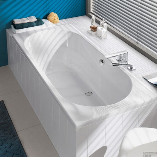 Villeroy & Boch Villeroy & Boch O.Novo Bad Rechthoek Duo 180x80 cm Wit