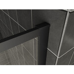 Wiesbaden Square inloopdouche 120x200 10mm nano | Helder glas/Mat zwart Wiesbaden Wiesbaden Square inloopdouche 120x200 10mm nano | Helder glas/Mat zwart