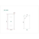 Wiesbaden Side zijwand voor Softclose 2.0 schuifdeur en Slide nisdeur 100cm 8 mm Nano Wiesbaden Wiesbaden Side zijwand voor Softclose 2.0 schuifdeur en Slide nisdeur 100cm 8 mm Nano