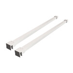 Wiesbaden Set Slim stabilisatiestangen | Wit | T.B.V. vrijstaande inloopdouche Wiesbaden Wiesbaden Set Slim stabilisatiestangen | Wit | T.B.V. vrijstaande inloopdouche