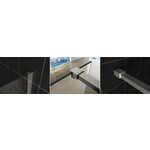 Wiesbaden Slim profielset met stabilisatiestang 120cm | Chroom Wiesbaden Wiesbaden Slim profielset met stabilisatiestang 120cm | Chroom