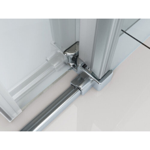Wiesbaden Slide schuifbare nisdeur 2-d. 160x200 | Chroom | 8mm NANO Wiesbaden Wiesbaden Slide schuifbare nisdeur 2-d. 160x200 | Chroom | 8mm NANO