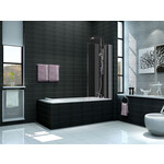 Wiesbaden draaibare badwand 800x1500 6mm NANO | Chroom Wiesbaden Wiesbaden draaibare badwand 800x1500 6mm NANO | Chroom