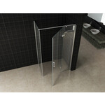 Wiesbaden nis swingdeur met vast paneel 100 (60-40) x 200 NANO Wiesbaden Wiesbaden nis swingdeur met vast paneel 100 (60-40) x 200 NANO