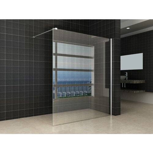 Wiesbaden Wiesbaden inloopdouche met muurprofiel 1600x2000 8mm NANO glas
