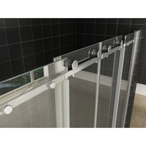 Wiesbaden Slide schuifbare nisdeur 4-d. 1800x2000 | Chroom | 8mm NANO Wiesbaden Wiesbaden Slide schuifbare nisdeur 4-d. 1800x2000 | Chroom | 8mm NANO
