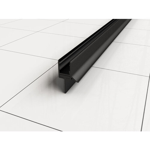 Wiesbaden rubberen waterkering 200 x 1 cm zwart Wiesbaden Wiesbaden rubberen waterkering 200 x 1 cm zwart