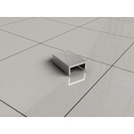 Wiesbaden Wiesbaden Slim kunststof afdekkapje | RVS