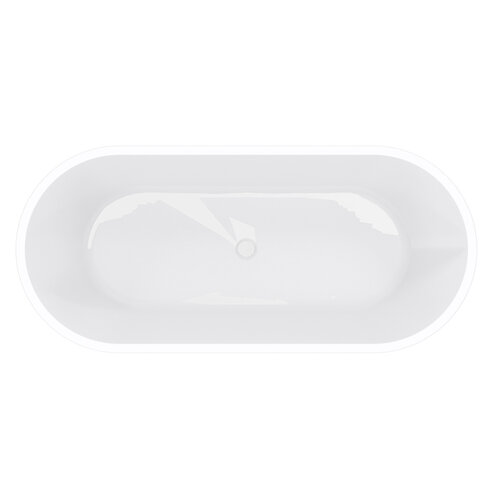 Wiesbaden Libero vrijstaand ligbad 178 x 80cm acryl | Glans wit | met waste | Glans wit Wiesbaden Wiesbaden Libero vrijstaand ligbad 178 x 80cm acryl | Glans wit | met waste | Glans wit