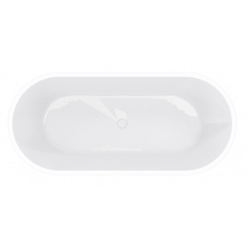 Wiesbaden Libero vrijstaand ligbad 178 x 80cm acryl | Glans wit | met waste | Glans wit Wiesbaden Wiesbaden Libero vrijstaand ligbad 178 x 80cm acryl | Glans wit | met waste | Glans wit