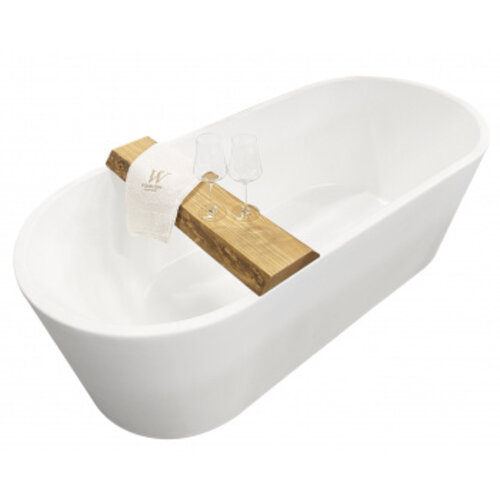 Wiesbaden OAK badplanchet 80 x 17/20 x 4cm robuust eiken Wiesbaden Wiesbaden OAK badplanchet 80 x 17/20 x 4cm robuust eiken