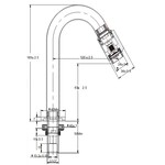 Wiesbaden Wiesbaden Victoria luxe fonteinkraan 1/2'' | Geborsteld staal