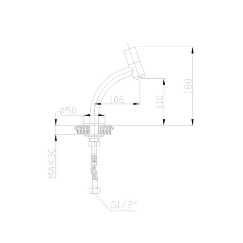 Wiesbaden Zeta fonteinkraan 1/2" | Chroom Wiesbaden Wiesbaden Zeta fonteinkraan 1/2" | Chroom