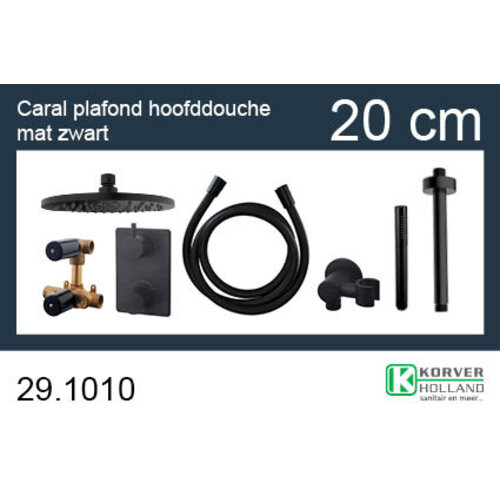 Wiesbaden one-pack inbouwthermostaatset rond type 301 MZ (20cm) Wiesbaden Wiesbaden one-pack inbouwthermostaatset rond type 301 MZ (20cm)