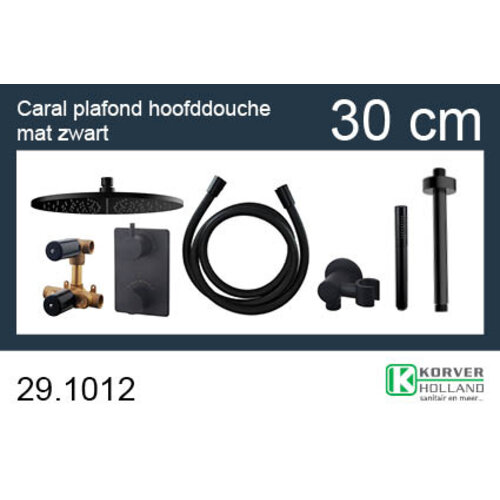 Wiesbaden one-pack inbouwthermostaatset rond type 303 MZ (30cm) Wiesbaden Wiesbaden one-pack inbouwthermostaatset rond type 303 MZ (30cm)