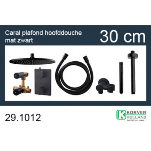 Wiesbaden one-pack inbouwthermostaatset rond type 303 MZ (30cm) Wiesbaden Wiesbaden one-pack inbouwthermostaatset rond type 303 MZ (30cm)