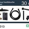 Wiesbaden one-pack inbouwthermostaatset rond type 304 MZ (30cm)