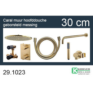 Wiesbaden Wiesbaden one-pack inbouwthermostaatset rond type 404 GM (30cm) Wiesbaden one-pack inbouwthermostaatset rond type 404 GM (30cm)