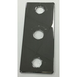 Wiesbaden Bodemplaat type 2 inbouw douche 3 knops 125x295 | Chroom Wiesbaden Wiesbaden Bodemplaat type 2 inbouw douche 3 knops 125x295 | Chroom