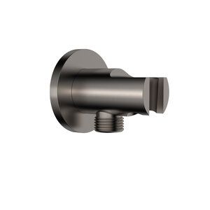 Wiesbaden Wiesbaden Wandaansluitbocht met handdouchehouder rond 1/2" | Gunmetal Wiesbaden Wandaansluitbocht met handdouchehouder rond 1/2" | Gunmetal