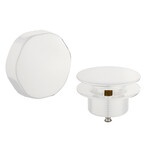 Wiesbaden knop/plug Badoverloopcombinatie | Mat wit Wiesbaden Wiesbaden knop/plug Badoverloopcombinatie | Mat wit