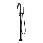 Wiesbaden Caral vrijstaande badmengkraan compleet | Mat zwart Wiesbaden Wiesbaden Caral vrijstaande badmengkraan compleet | Mat zwart