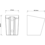 Wiesbaden Wandhanddouchehouder kunststof | Chroom Wiesbaden Wiesbaden Wandhanddouchehouder kunststof | Chroom