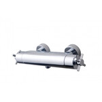 Wiesbaden Cool Touch Cross douchethermostaat | Chroom Wiesbaden Wiesbaden Cool Touch Cross douchethermostaat | Chroom