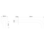 Wiesbaden inbouw-uitloop rond 25cm 1/2'' | Geborsteld staal Wiesbaden Wiesbaden inbouw-uitloop rond 25cm 1/2'' | Geborsteld staal