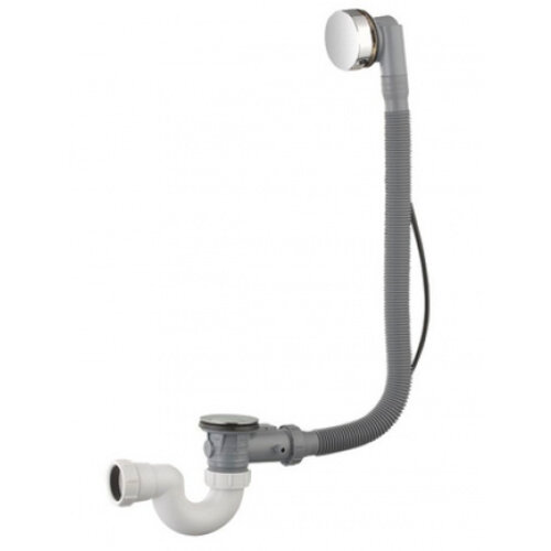 Wiesbaden luxe badplug-overloopcombinatie met waste | Chroom Wiesbaden Wiesbaden luxe badplug-overloopcombinatie met waste | Chroom