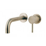 Wiesbaden Caral Twenty eenhendel wastafel-afbouwdeel | Geborsteld staal Wiesbaden Wiesbaden Caral Twenty eenhendel wastafel-afbouwdeel | Geborsteld staal