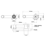 Wiesbaden Slim Twenty inbouwdeel eenhendel-wastafelkraan Wiesbaden Wiesbaden Slim Twenty inbouwdeel eenhendel-wastafelkraan