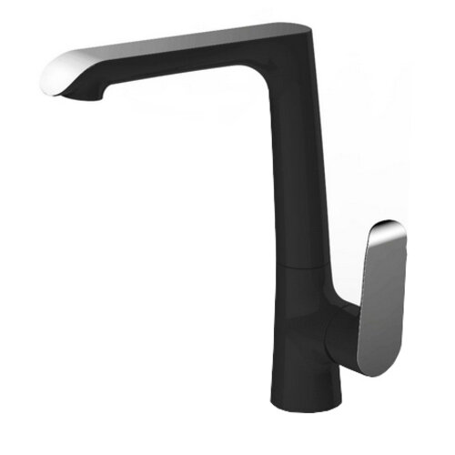 Wiesbaden Tarma éénhendel-keukenmengkraan | Zwart/Chroom Wiesbaden Wiesbaden Tarma éénhendel-keukenmengkraan | Zwart/Chroom
