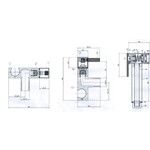Wiesbaden RVS-304 RVS bidet-handdoucheset rond Wiesbaden Wiesbaden RVS-304 RVS bidet-handdoucheset rond