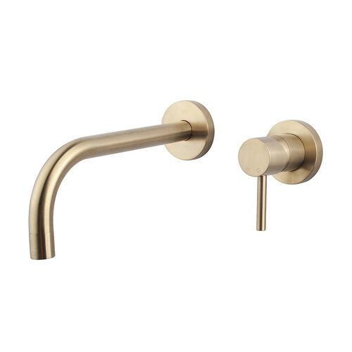 Wiesbaden Slim Twenty eenhendel wastafel-afbouwdeel | Geborsteld messing Wiesbaden Wiesbaden Slim Twenty eenhendel wastafel-afbouwdeel | Geborsteld messing