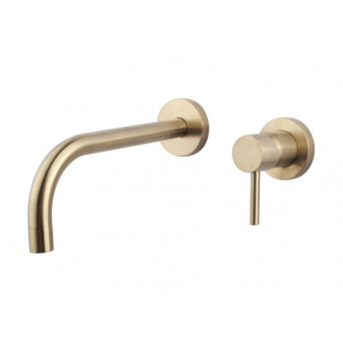 Wiesbaden Slim Twenty eenhendel wastafel-afbouwdeel | Geborsteld messing Wiesbaden Wiesbaden Slim Twenty eenhendel wastafel-afbouwdeel | Geborsteld messing