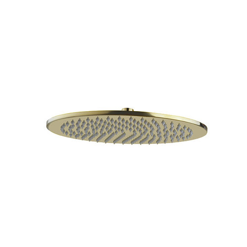 Wiesbaden Wiesbaden Caral hoofddouche rond 30 x 0,8cm | Geborsteld messing