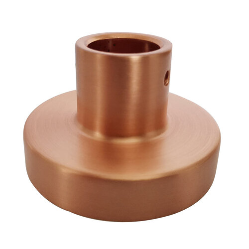 Wiesbaden Caral muurplaat voor thermostatische regendoucheset opbouw | Geborsteld koper Wiesbaden Wiesbaden Caral muurplaat voor thermostatische regendoucheset opbouw | Geborsteld koper