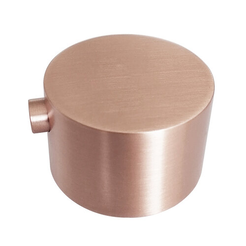 Wiesbaden Caral thermostaatknop los voor inbouwthermostaat 2-weg | Geborsteld koper Wiesbaden Wiesbaden Caral thermostaatknop los voor inbouwthermostaat 2-weg | Geborsteld koper